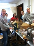 Cornell Chapter Volulnteers at Food Bank