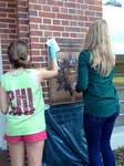 Florida Chapter Pledge Class Plaque Cleaning Service Project