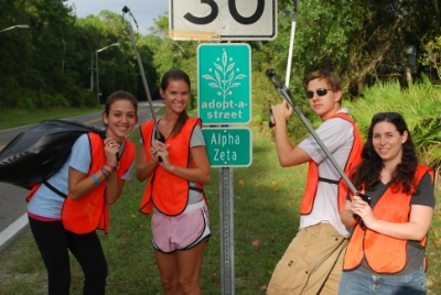 UF Road Clean Up Service 9/8/11