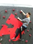 Cook Chapter Climbs the Rock Wall