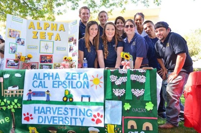 JCAST Club Fair- Alpha Zeta-Cal Epsilon Booth