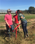 North Carolina Chapter works on the Agroecology Farm!