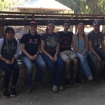 Alpha Zeta at Fresno State helps the Fresno Chaffee Zoo in their Zoo Gardens!