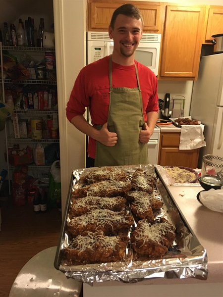 North Carolina Chapter Makes Dinner for Firefighters!