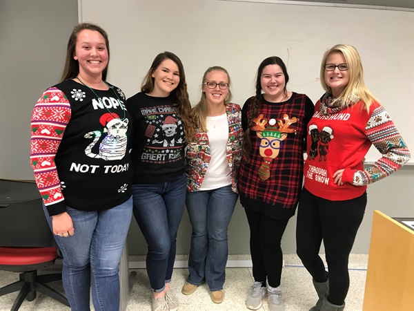 North Carolina Chapter Has an Ugly Christmas Sweater Contest