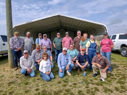 North Carolina Chapter assists in the set-up operations for Farm Heritage Days