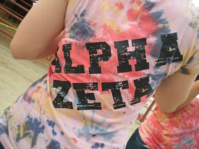 Cal Epsilon Tie Dye Shirts Activity